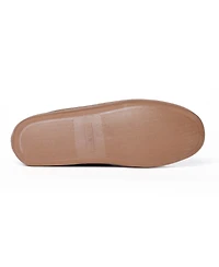 Minnetonka Men's Suede Pile Lined Hardsole Venetian Slippers