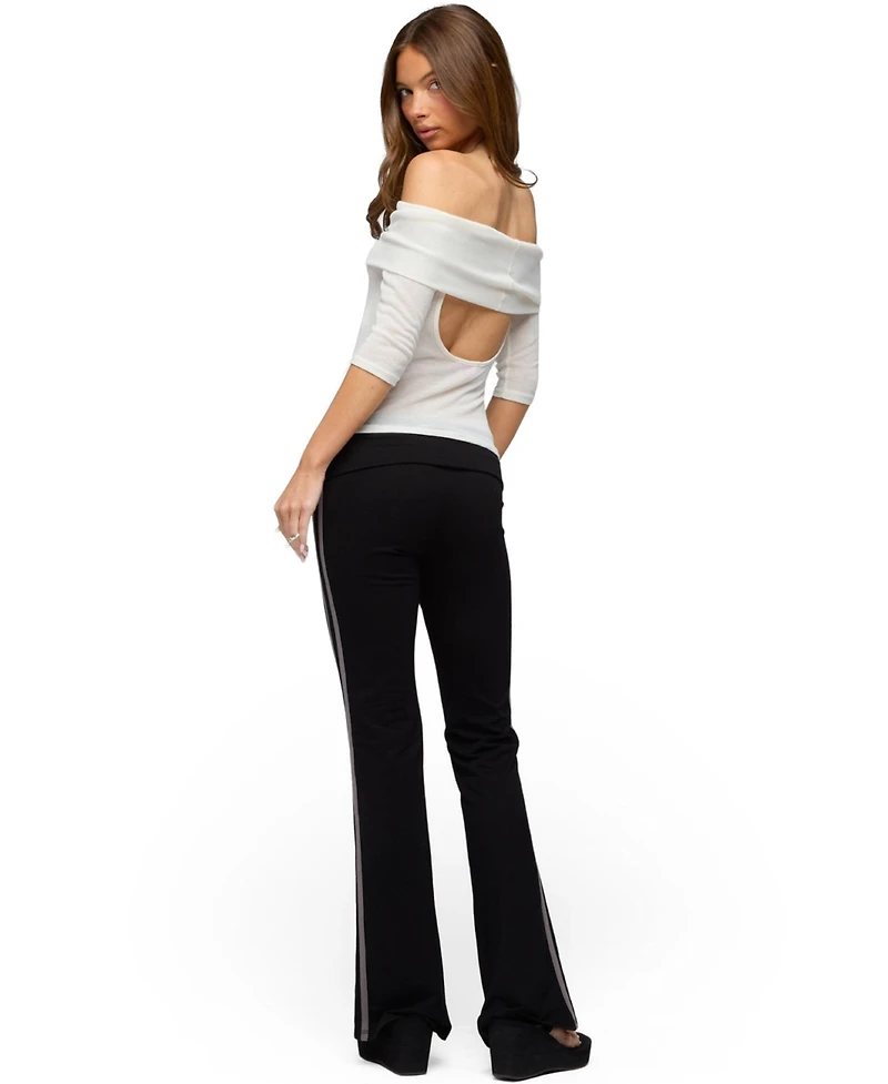 Edikted Women's Thais Foldover Backless Top