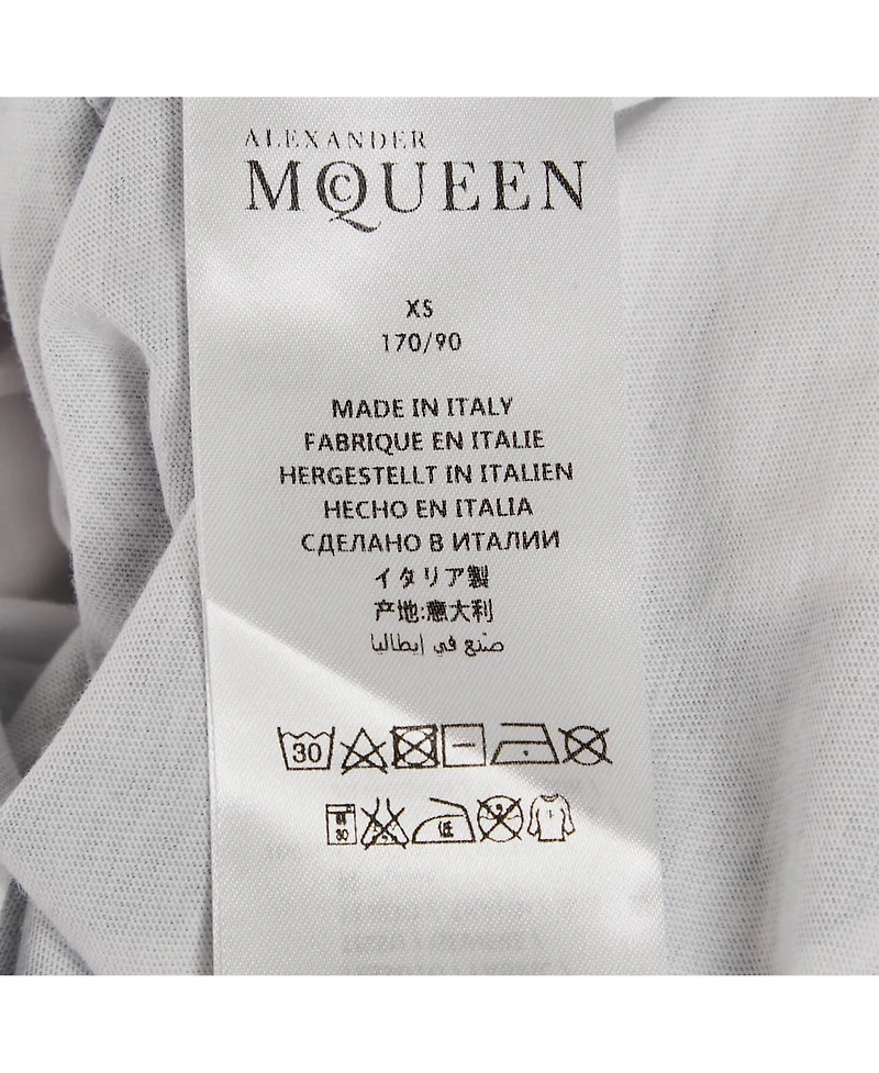 Pre-Owned Alexander Mcqueen Men's Skull Print Jersey T-Shirt