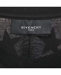 Pre-Owned Givenchy Men's Stars Print Jersey Crew Neck T-Shirt