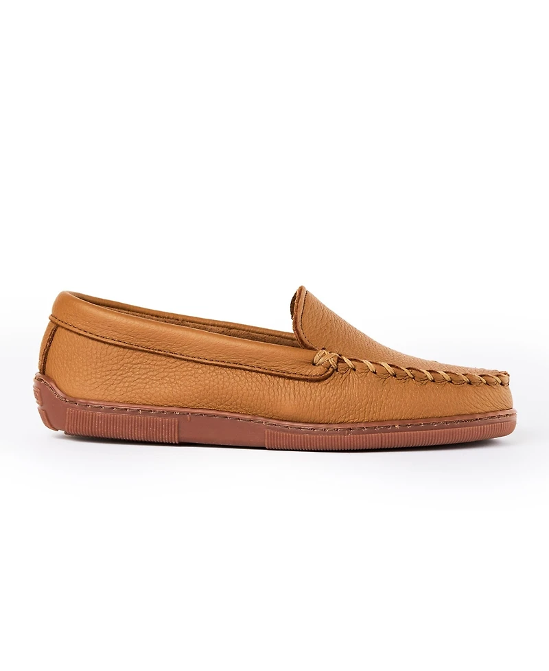 Minnetonka Men's Moosehide Leather Slip-ons