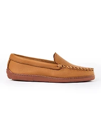 Minnetonka Men's Moosehide Leather Slip-ons