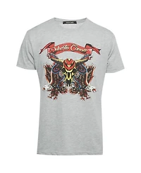 Pre-Owned Roberto Cavalli Men's Eagle Print Jersey T-Shirt