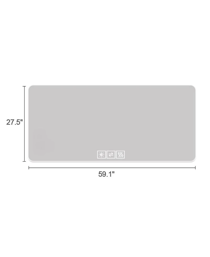 Laoties Led Bathroom Vanity Mirror with Lights, Anti-Fog Dimmable Wall Mounted Makeup