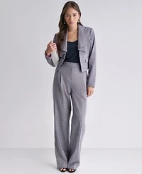 Bcbg Suits Ruffle Front Blazer Suit