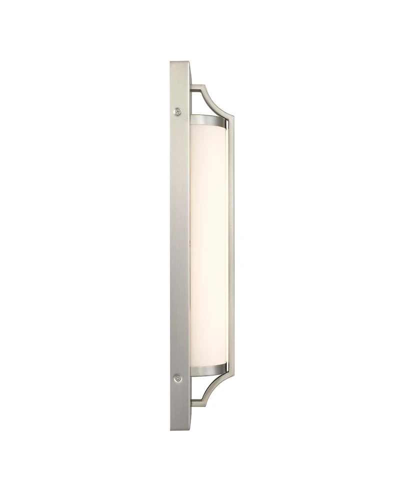Midola 18-Inches Brushed Nickel Integrated Led Modern/Contemporary Bathroom Vanity Light Bar