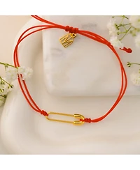 Mantra Safety Pin Protection Bracelet