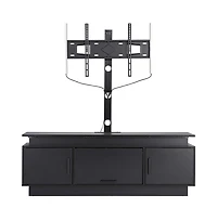 Sugift 60 in Tv Stand with Built-In Mount for 32-75 in TVs, 3-Tier Entertainment Center with Power Outlets and 16-Color LEDs