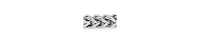 Sohi Women's Silver Link Chain Bracelet