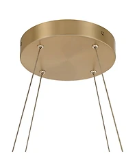 Possini Euro Design Talno Gold and Faux Alabaster Led Ring Chandelier