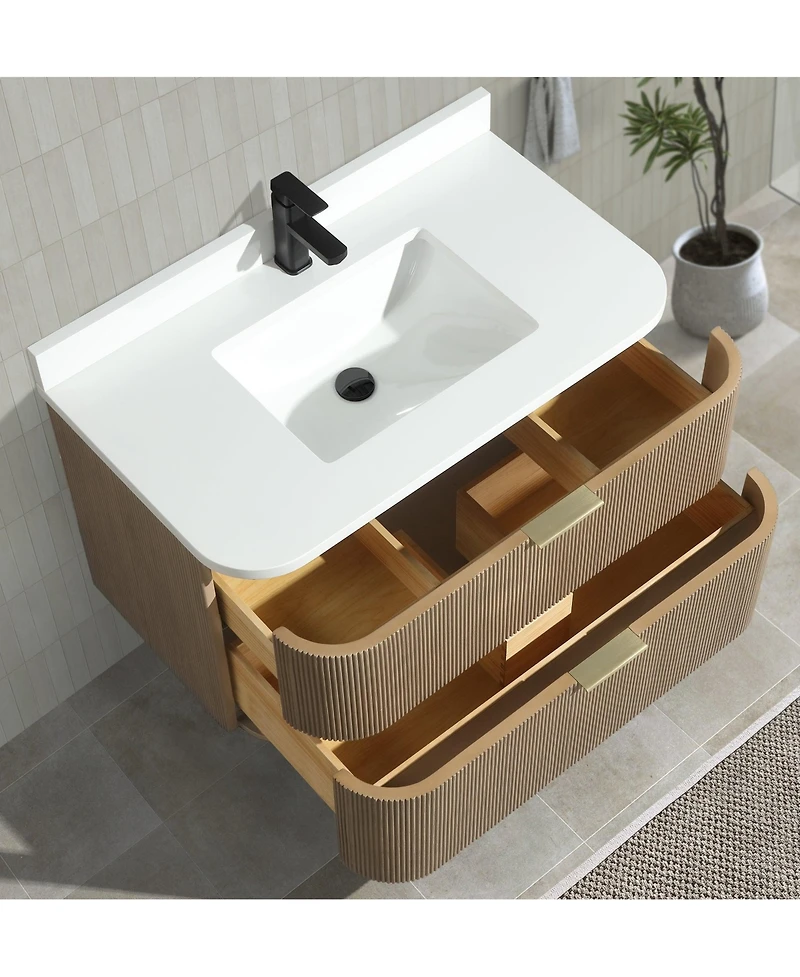Ari Bath Chantal 36" Floating Bathroom Vanity