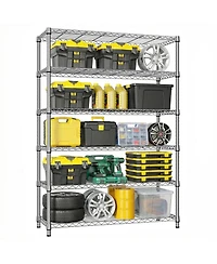 Streamdale Furniture 6-Tier Adjustable Metal Storage Shelving Unit