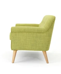Streamdale Furniture Mid-Century Modern Button-Tufted Two-Seater Loveseat