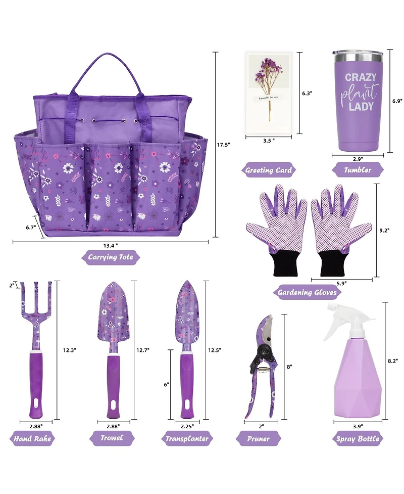 Xdovet Gardening Tool Set Heavy Duty Hand Tools Bag