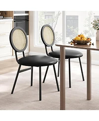 gaomon Dining Chair Set of 2 Metal Dining Chairs for Kitchen Dining Room