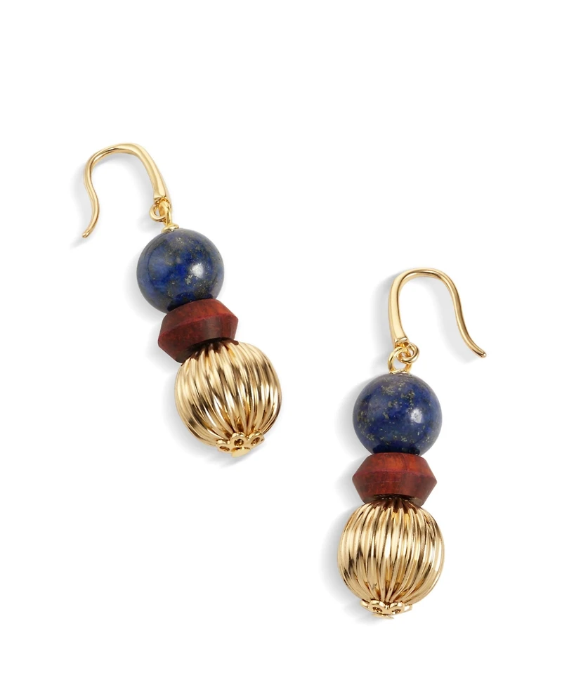 Retro Chic Temple Seed Earrings