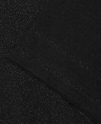 Lauren Ralph Script Logo Shine Border Ruana