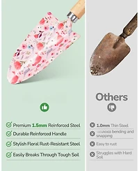 Xdovet Gardening Tools Gift Set Women Rust-proof Heavy-duty Florganizer Bag