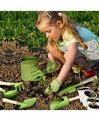 Xdovet Gardening Tool Set Tote Bag Watering Can Trowel Apron and Book