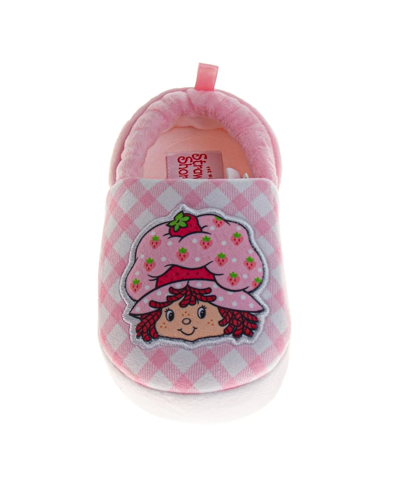 Strawberry Shortcake Toddler Print Casual Slippers Soft Cozy Plush Easy SlipOn Footwear (Toddler/ Kid)