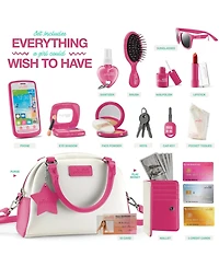 Gnuadz Play Purse Pretend Phone Wallet Cards Keys Makeup Role Kids Toy