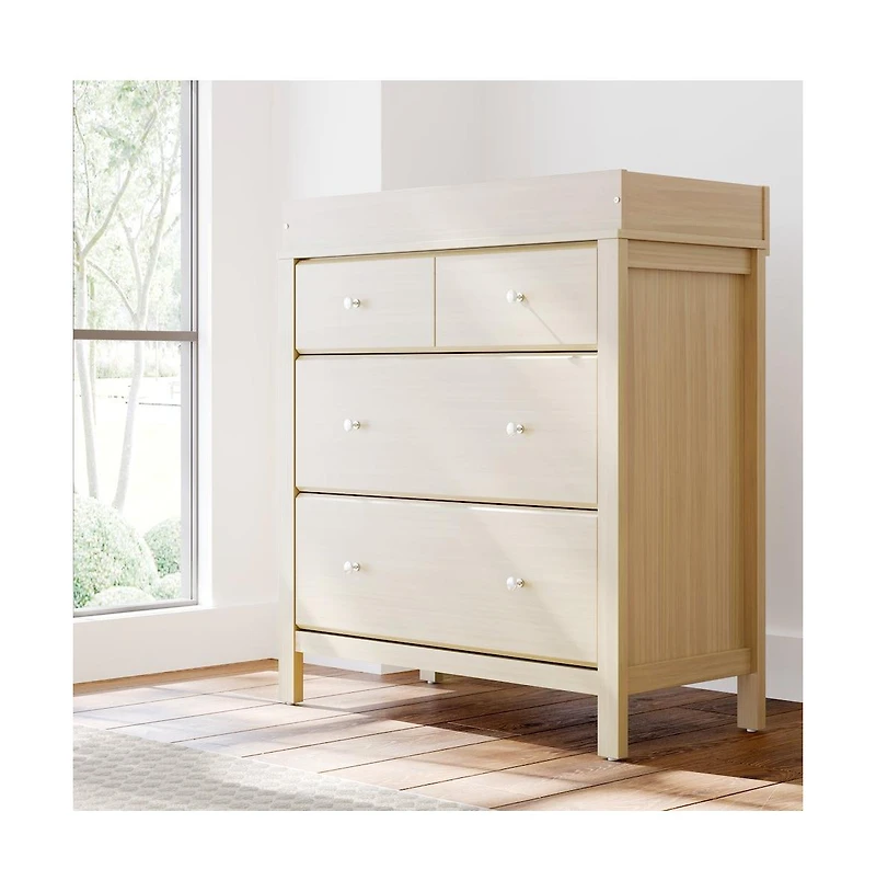 Storkcraft Carmel 3 Drawer Chest with Changing Topper
