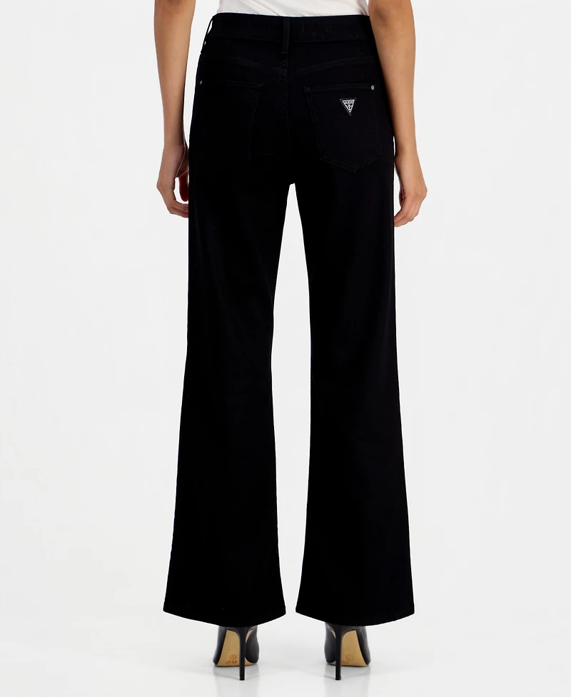 Guess Women's Classic Faye Wide-Leg Jeans