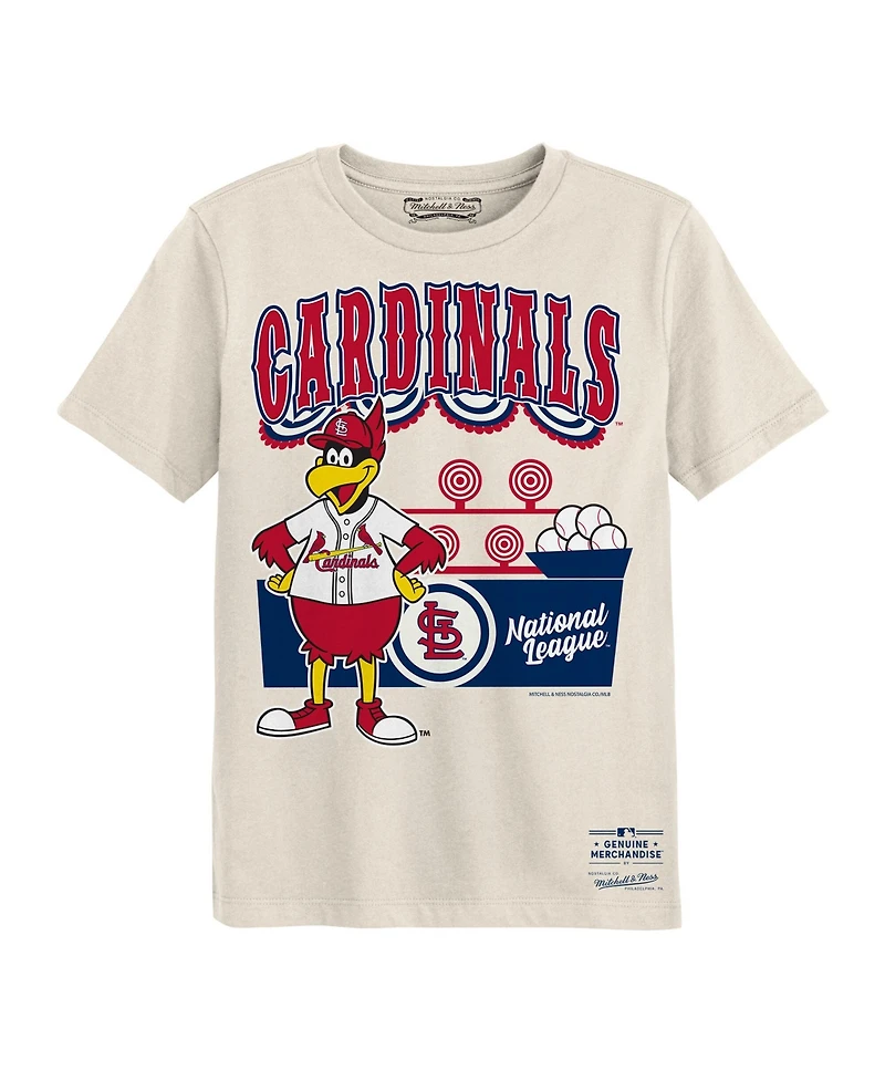Mitchell & Ness Preschool Cream St. Louis Cardinals Step Back Up T-Shirt