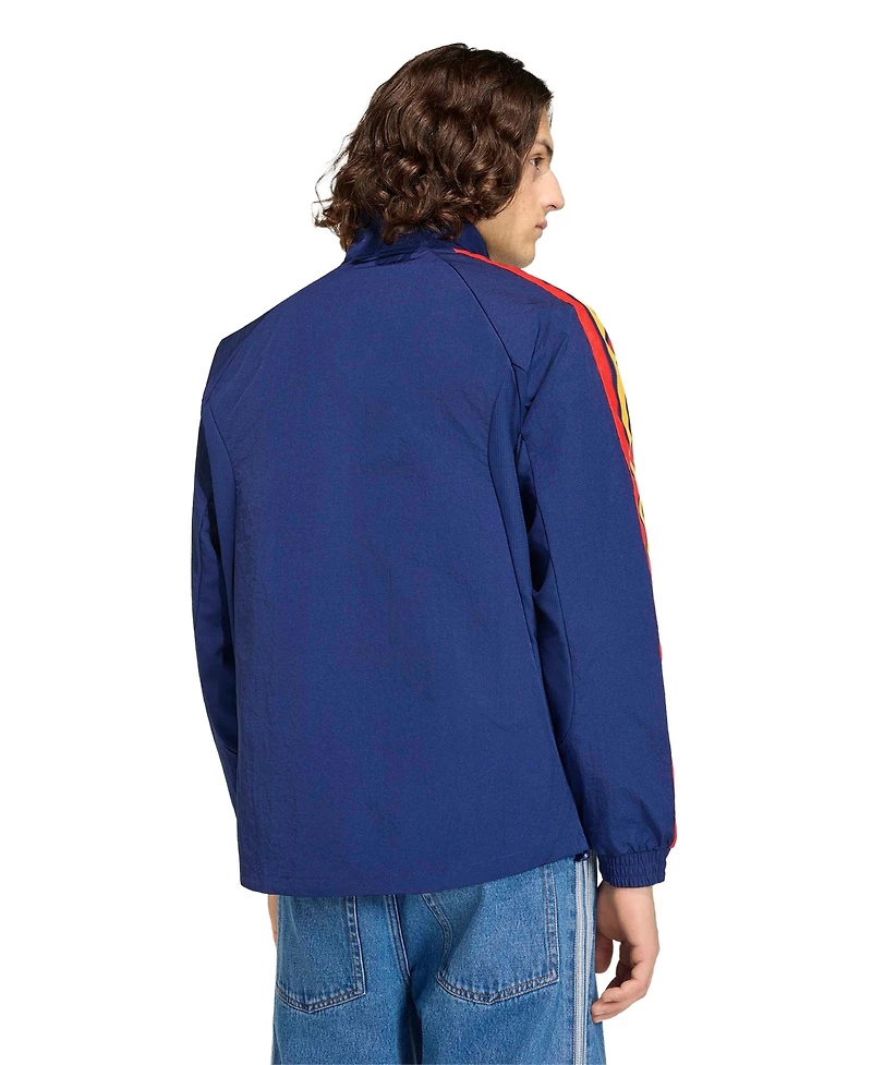 Adidas Men's Navy Spain National Team 2026 Home Full-Zip Game Day Anthem Jacket