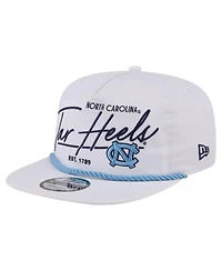 New Era Men's White North Carolina Tar Heels Team Rope 19TWENTY Adjustable Hat