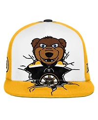Mitchell & Ness Big Boys and Girls Black Boston Bruins Mascot Snapback Hat