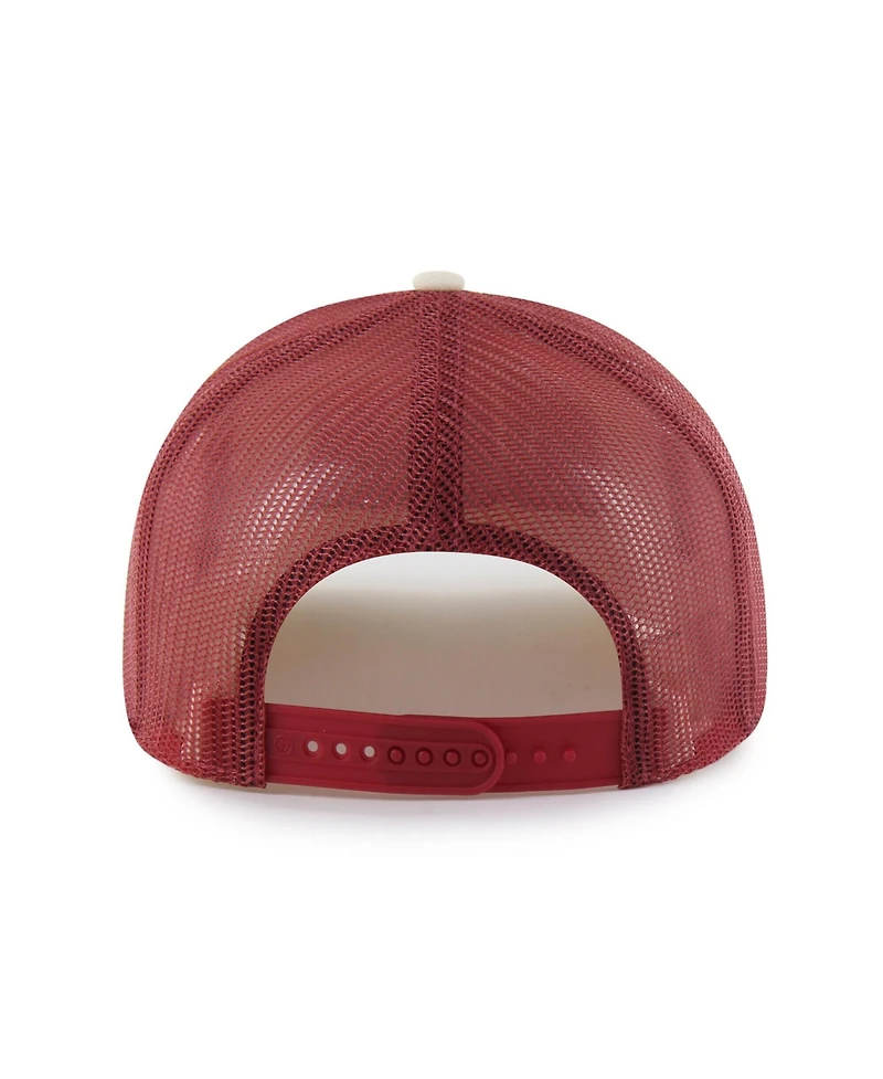 '47 Brand Men's Natural Oklahoma Sooners Drawbridge Trucker Adjustable Hat