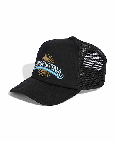 Adidas Men's and Women's Black Argentina National Team Trucker Adjustable Hat