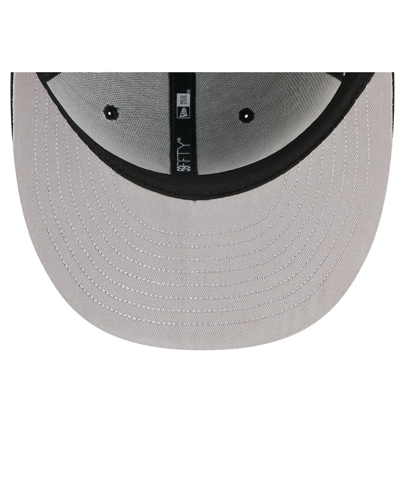 New Era Men's Black York Yankees Americana Bald Eagle Pre-Curved 59FIFTY Fitted Hat