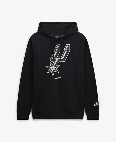 Mitchell & Ness Men's Black San Antonio Spurs Fleece Hoodie