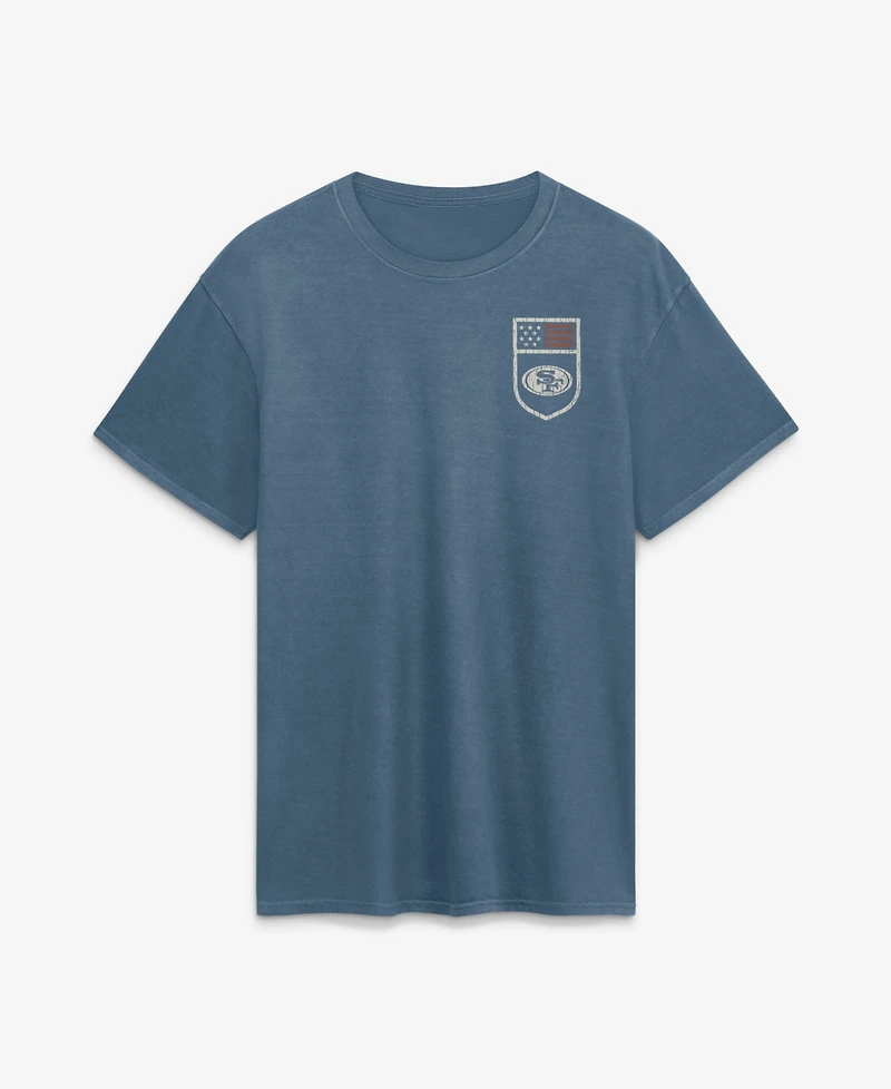 Fanatics Men's Blue San Francisco 49ers Washed Americana T-Shirt