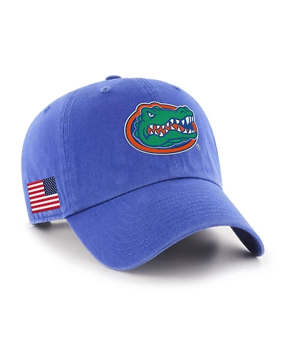 '47 Brand Men's Royal Florida Gators Americana Heritage Clean Up Adjustable Hat