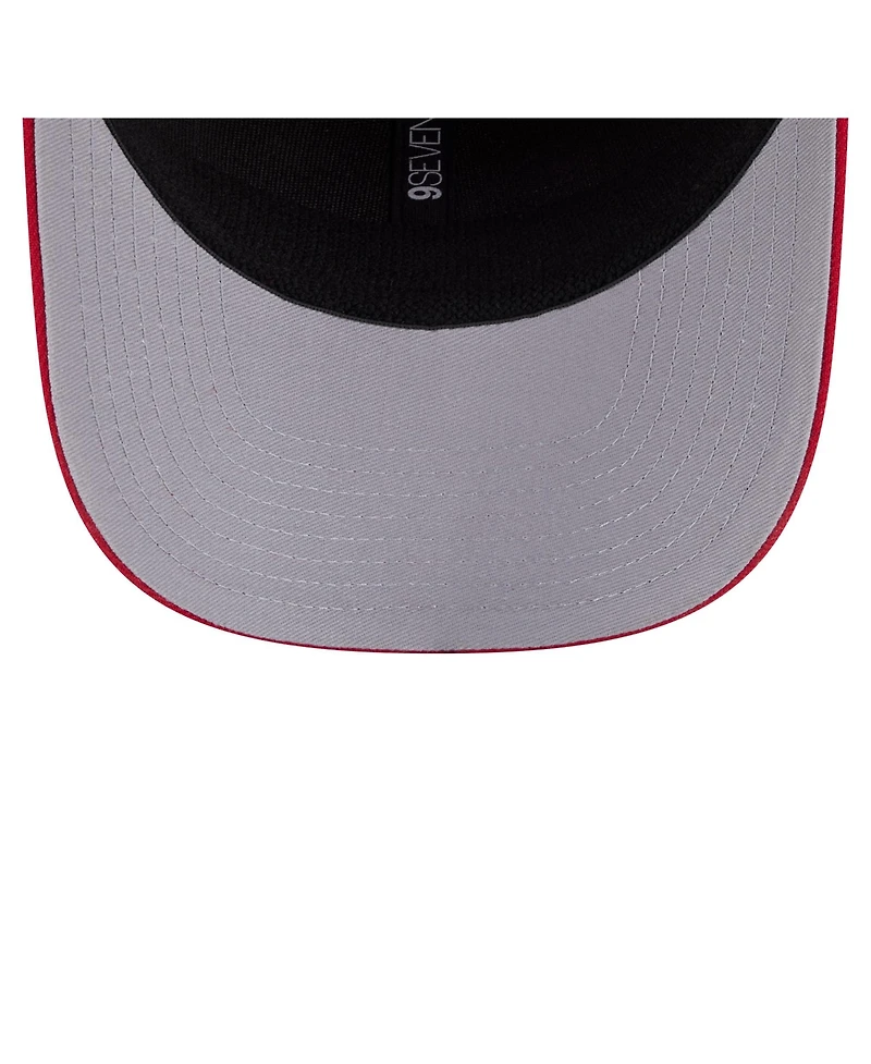 New Era Men's Red Carolina Hurricanes 9SEVENTY Coolera Adjustable Hat