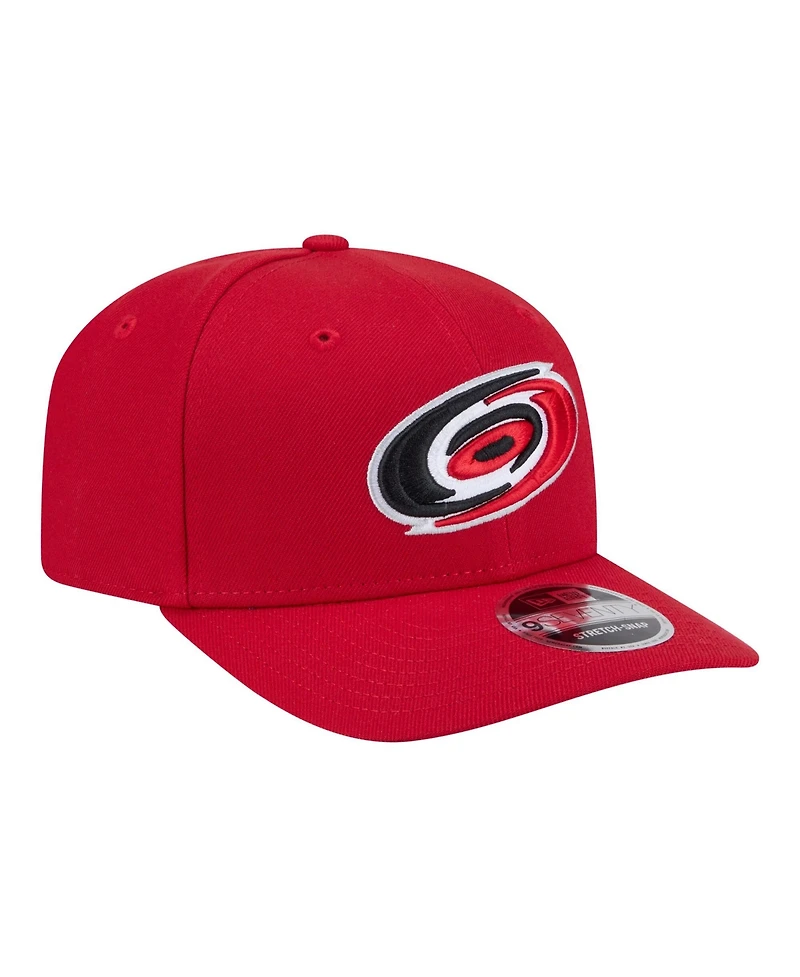 New Era Men's Red Carolina Hurricanes 9SEVENTY Coolera Adjustable Hat