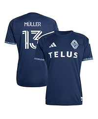 Adidas Men's Thomas Muller Blue Vancouver Whitecaps Fc 2026 The Coastal Jersey Replica