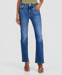 Guess Women's Shape Up Mid-Rise Bootcut Slim-Fit Jeans