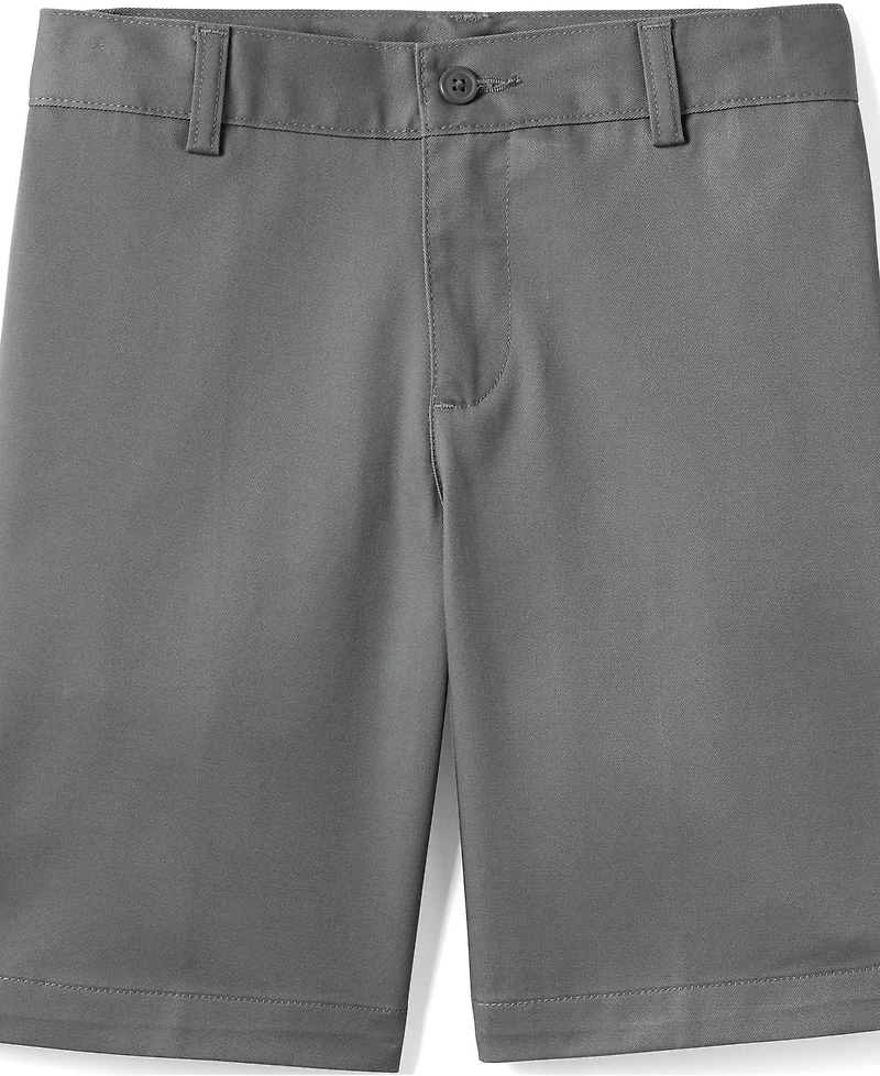 Lands' End Men's Boys Plain Front Blend Chino Shorts