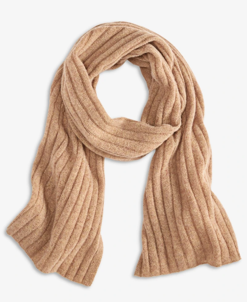 Charter Club Ribbed 100% Cashmere Scarf, Created for Macy's
