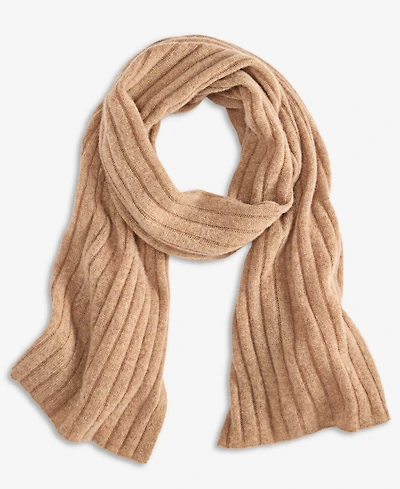 Charter Club Ribbed 100% Cashmere Scarf, Created for Macy's