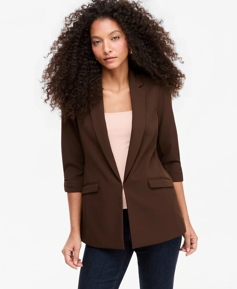 I.n.c. International Concepts Women's 3/4-Sleeve Blazer, Created for Macy's