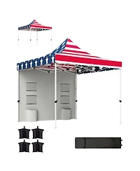 Outsunny Heavy Duty Pop Up Canopy Tent
