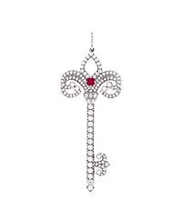 Pre-Owned Tiffany & Co Enchanted Fleur De Lis Key Pendant