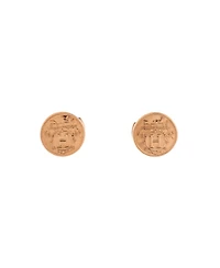Pre-Owned HERMES Ex-Libris Stud Earrings