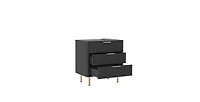 Lucky One 23"W Smart Nightstand with Charging Station, Voice-Controlled Night Light