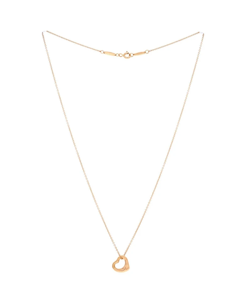 Pre-Owned Tiffany & Co Elsa Peretti Open Heart Pendant Necklace